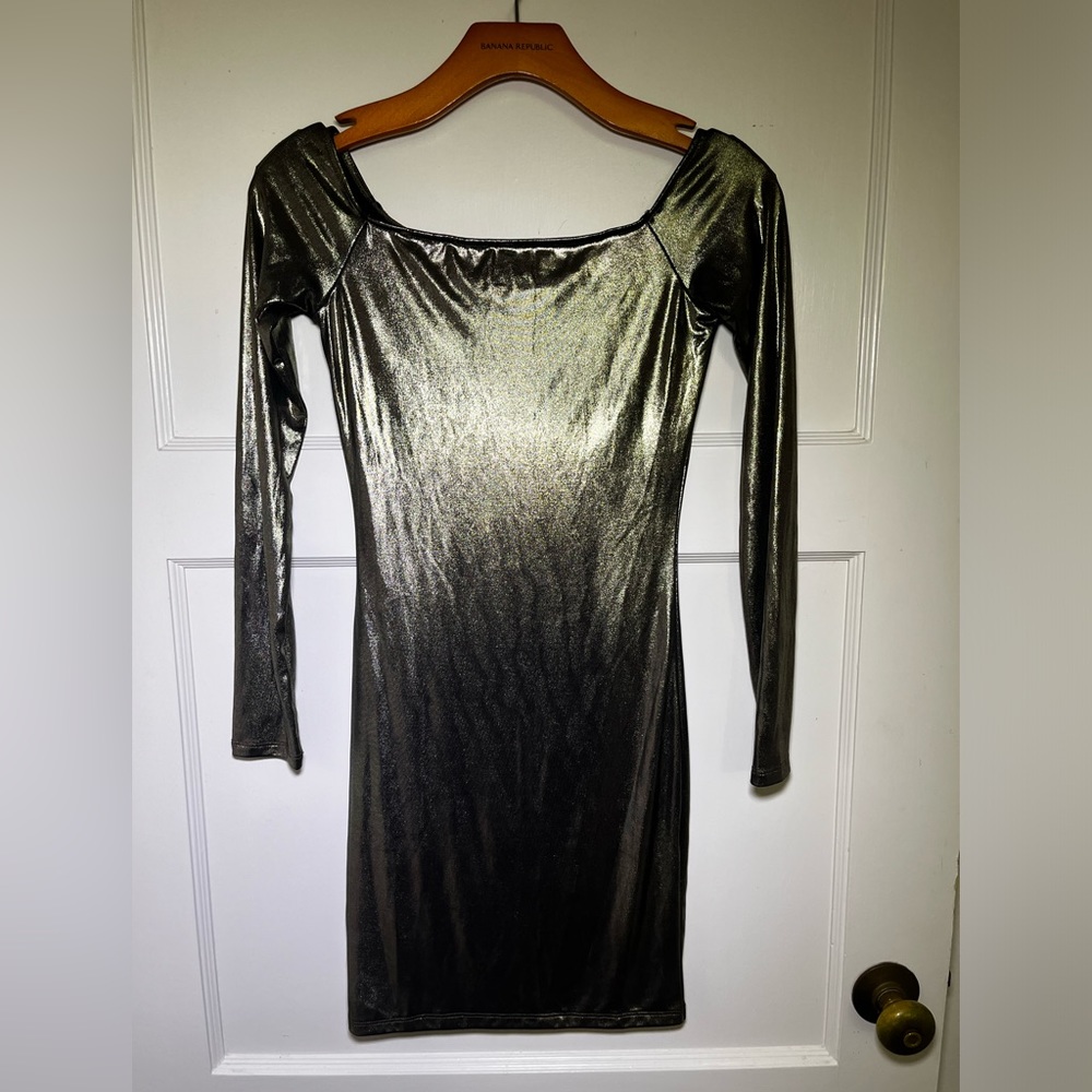 Forever 21 metallic dress